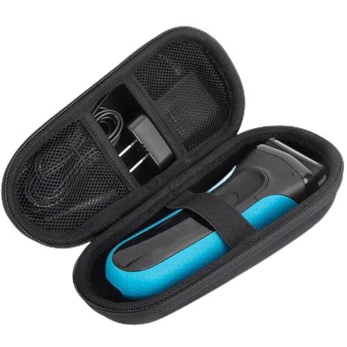 Fitspi Custodia Da Viaggio Per Rasoio Elettrico Braun Series 3/5 3040S 3010S 5018S 5140S, Custodia Rigida Da Viaggio Per Rasoio Elettrico Da Uomo, Cus