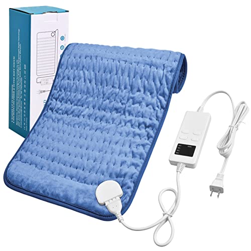Cuscino Riscaldante Elettrico Con Spegnimento Automatico, Tecnologia Di Riscaldamento Veloce E Protezione Da Surriscaldamento, 6 Livelli Di Temperatur