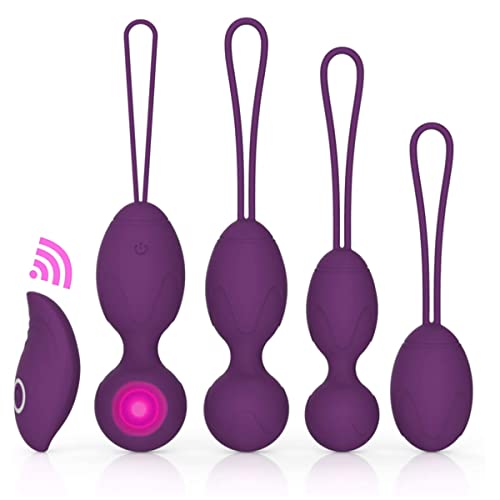 Palline Per Il Pavimento Pelvico Set - Palle Di Kegel Pesi Per Esercizi Per Donne Silicone Per Serraggio Per Principianti Ed Esercizi Avanzati Per Il