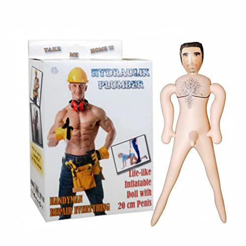 Plumber Idraulico Bambolo Gonfiabile Maschio Bianco