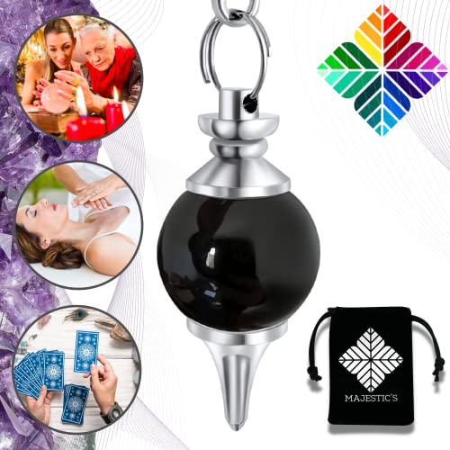 Pendolo Esoterico Di Radiestesia Onice Nero, Pendolino Radioestesia Goccia D'Acqua – 14 Gr [Soddisfatti O Rimborsati A Vita]