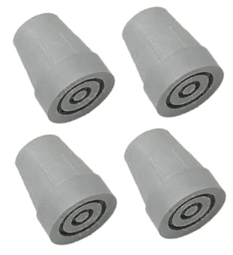 4 X 22Mm Rubber Ferrules For Walking Sticks, Canes Or Crutches By Unknown