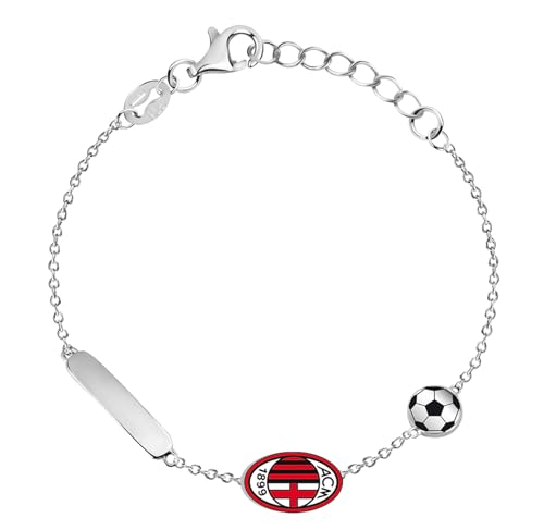 Ac Milan Bracciale Acciaio Bimbo