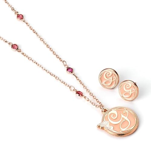 Wicked Glinda - Set Regalo Con Collana E Orecchini A Perno, Misura Unica, Lega Di Zinco: 93% Zinco + 3% Rame + 4% Alluminio, Nessuna Pietra Preziosa