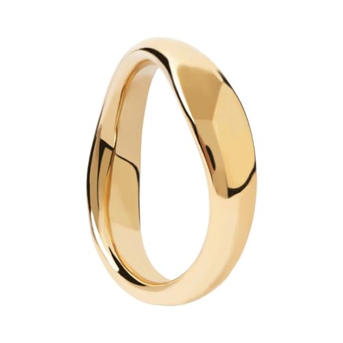 Pdpaola Anello Da Donna Argento Sterling 925 Placcato Oro An01-462-14 14