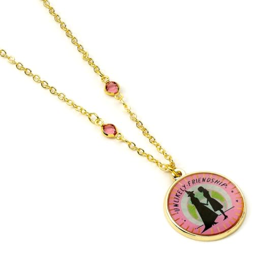 Wicked Collana Dell'Amicizia Improbabile - Elphaba & Glinda, Misura Unica, Lega Di Zinco: 93% Zinco + 3% Rame + 4% Alluminio, Nessuna Pietra Preziosa