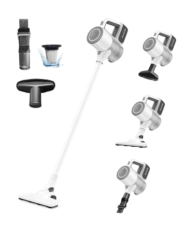 Verslife S6 Aspirapolvere Senza Fili, 30Kpa Scopa Elettrica Senza Fili, Batteria Ricaricabile, 3 In 1 Aspirapolvere Portatile, 35 Minuti Di Autonomia,