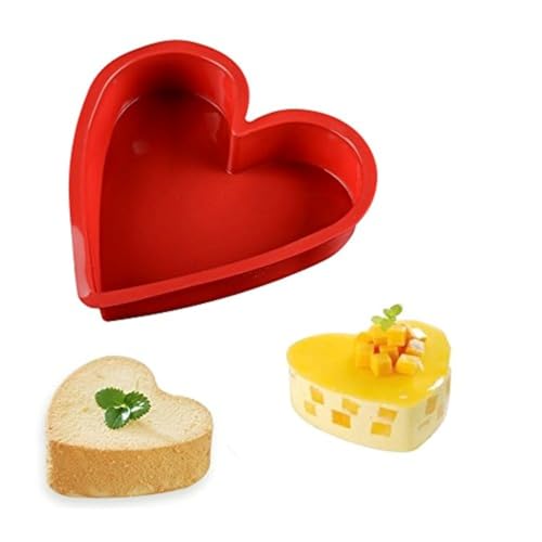 Sweet Candy Bakery, Stampo In Silicone Per Dolci, A Forma Di Cuore, 25 Cm, Stampo Da Forno