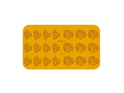 Silikomart Stampi In Silicone Per Ristorazione - Corallo 50X63 H 2 Mm + 68X63 H 2 Mm - Accessori Professionali Per Cucina E Pasticceria - Stampini Per