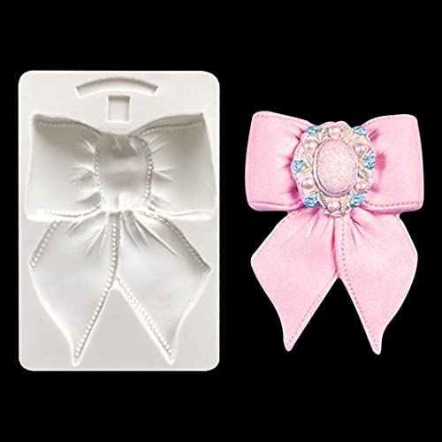 Rolin Roly Stampo In Silicone Bowknot Stampo Per Fondente Bow Stampo Per Torta Diy Decorazione Di Cottura Stampi Per Cake Caramelle Cioccolato Dolci