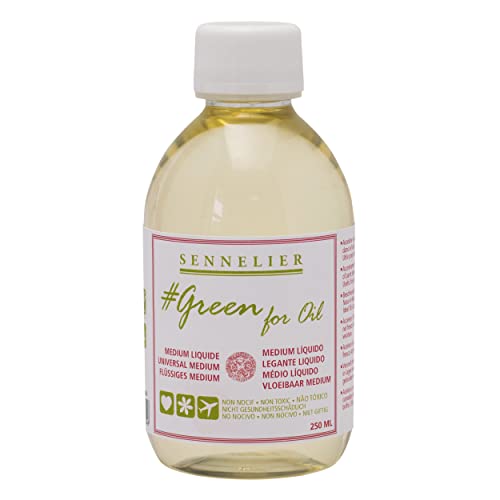 Sennelier : Green For Oil : Liquid Medium : 250Ml