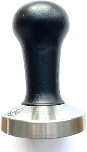 Via Crema Pressino Caffè Professionale 54Mm Coffee Tamper Macchine Caffè Espresso Made In Italy By Motta (54 Mm, Nero)