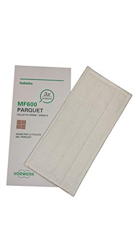 Marel Shop® - Confezione Da 3 Panni Per Parquet Compatibile Con Pulilava Lavapavimenti Folletto Sp600-Sp600S