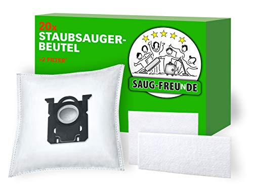 Saug-Freunde | 20 Sacchetti Per Aspirapolvere Philips Performer Compact Series: Fc8370/09, Fc8371/09, Fc8372/09, Fc8373/09, Fc8374/09, Fc8375/09, Fc83