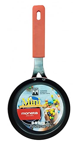 Moneta Mini Crepiera In Alluminio Manico In Silicone Cm 20 Qualità Extra