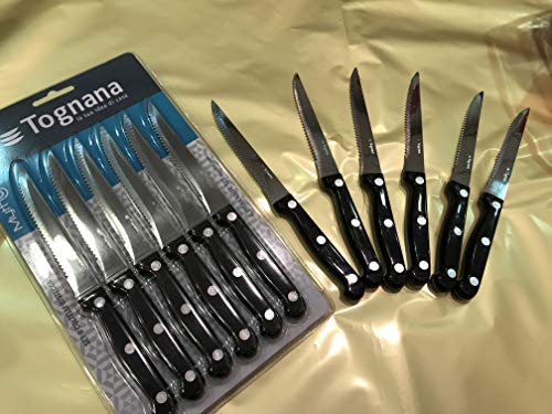 Set 6 Steak Knives Mythos Utensili