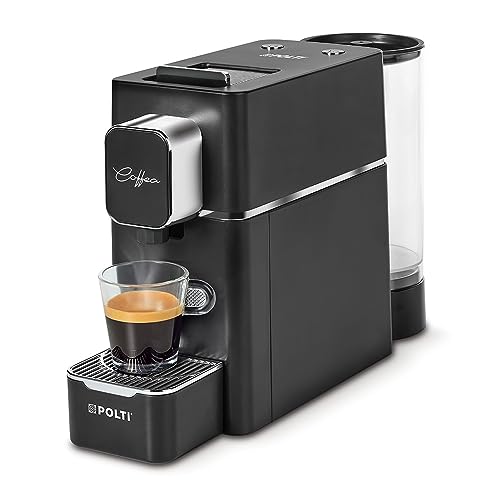 Polti Coffea S15B, Macchina Per Caffè Espresso, Compatibile Con Cialde E.S.E. 44 Mm, Serbatoio 0.85L, Pressione Pompa 19 Bar, Nero