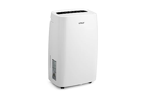 Linsar - Deumidificatore - 3 Modalità Di Funzionamento, Ambienti Fino A 20 M²/ 50M³ - Funzionamento Continuo E Automatico - Con Touch Screen E Tubo Di