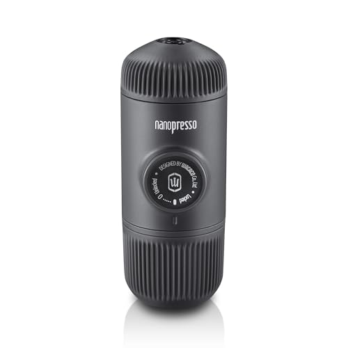 Wacaco Nanopresso Macchina Caffe Portatile, Mini Espresso Portatile Senza Custodia Protettiva, Versione Di Aggiornamento Per Minipresso, Operazione Ma