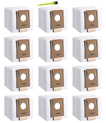 12 Sacchetti Compatibili Per Ecovacs Deebot N8/N8 Pro/N8 Pro Plus/N8 Pro Care, Ozmo T8/T8 Pure/Ozmo T8+, T9/T9+/T9 Aivi, Accessori Ricambio, Sacchetti