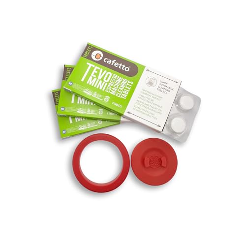 Verybarista Kit Di Manutenzione Realizzato Per Macchine Breville, Sage, Solis Espreso, 54 Mm, Guarnizione Cafelat, Disco Cieco Backflush E 3 Pastiglie