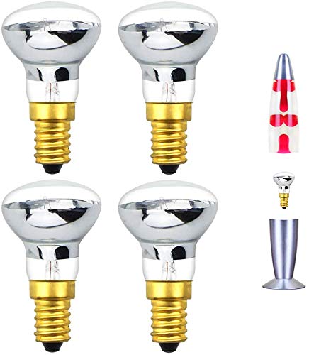 Bonlux 25W E14 Lampada Di Lava Lampadina R39 Lampadina Riflettore Lampada A Incandescenza 25W E14 R39 Lampada Di Lava Lampadina (4Pcs)