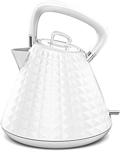 Eldom Veno Bollitore | Capacità 1,5 Litri | Bollitore Per Tè Retrò Con Potenza Di 3000 W | Design Classico Vintage Con Griglia | Funzione Di Cottura A