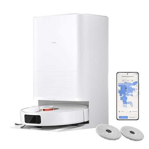 Xiaomi Robot Vacuum X20 Pro, Robot Aspirapolvere Lavapavimenti, Stazione Smart All-In-One, Aspirazione 7.000 Pa, Auto-Pulizia Panni E Asciugatura Con 
