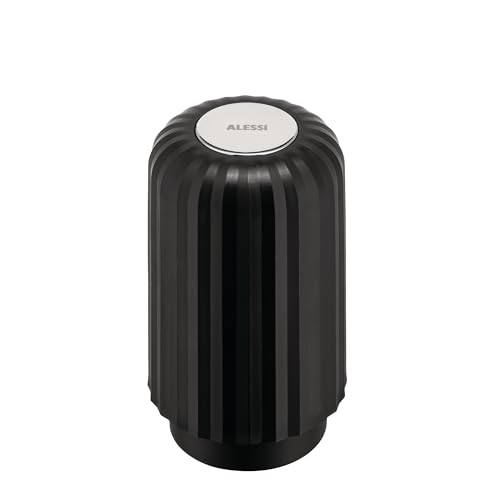 Alessi Plissé Mdl20 B - Svuota Capsule Per Capsule Compatibili Con Macchine Nespresso E Vertuo, In Resina Termoplastica, Diametro 8.3 Cm, Nero