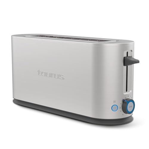 Taurus - Tostapane Mytoast Ii Legend | 900 W | 2 Slot | 7 Livelli Di Tostatura | Funzioni Sbrinare, Recalentare E Annulla | Acciaio Inox | Vassoio Rac