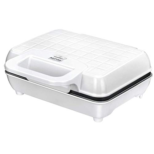 Mpm Mgo-25 Macchina Per 2 Cialde Belghe Spesso, Waffle Maker, Piastre Antiaderenti, Temperatura Automatica, Bianco 1000W, 1000 W, 0 Decibel