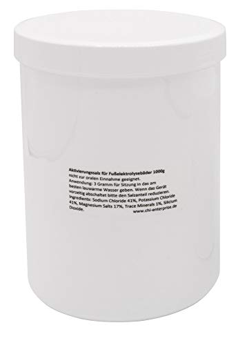 1000 G Sale Attivante Per Hydrosana, Bioenergiser Detox Spa, Ion Cleanser, Royal Spa E Altri Pediluvi - Ridotto Contenuto Di Sodio, Arricchito Con Pot