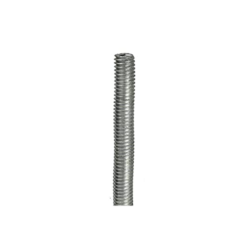 Masidef Acciaio Galvanizzato Filettata Barra, 1 Metro Lunghezza X 4 Mm Diametro