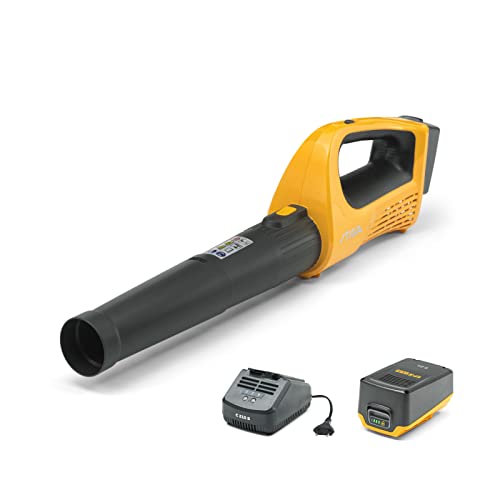 Stiga Soffiatore A Batteria Sbl 100E Kit Con Batteria 20V 4Ah E Caricabatterie, Velocità Regolabile