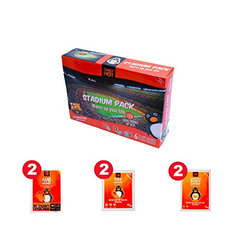 Stadium Pack Only Hot 6 Warmer Scalda Mani Piedi Corpo Only Hot Viaggi Gite