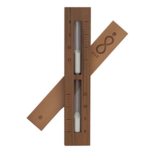 Home Sauna Experience Hse Cedar Sicurezza Sauna Sand Timer 15 Minuti Bianca