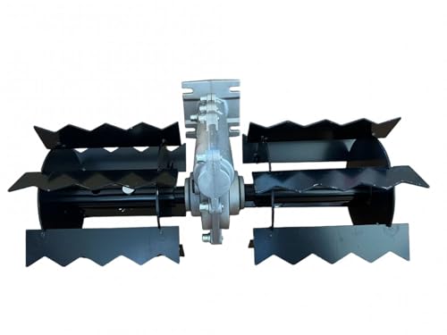 Gruppo Zappetta Per Decespugliatore A Rullo Zingrinato Motozappa Per Orto Ingranaggio 9 Denti Diametro Tubolare Ø26 Mm
