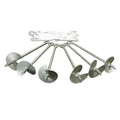Caravan – Baldacchino 10001400002 Dominio Carport Anchor Sistema Con Set Di 6 Per Muratura, Metallico