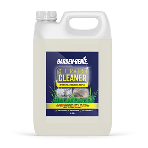 Garden Genie - Olio Patch Cleaner Rimuove Le Macchie Ostinate Da Vialetti E Terrazze - 5 Litri, Trasparente