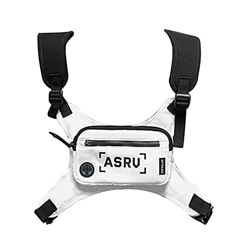 Gaeshow Uomo Donna Borse A Tracolla Borsa Rigida Tattica, Tactical Chest Rig Bag, Borsa Da Petto Da Uomo Doona, Regolabile, Impermeabile, Hip Hop, Per