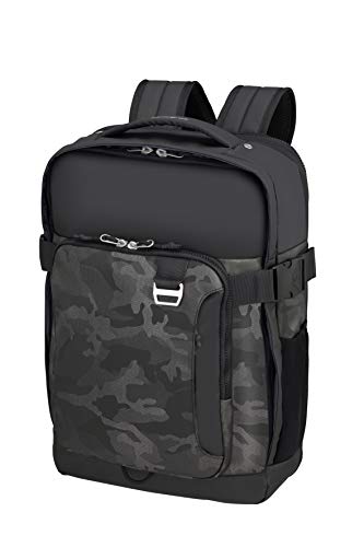 Samsonite Midtown - Laptoprucksack 15.6 Ext, Zaino Per Computer Portatile Unisex Adulto, Multicolore (Grigio Mimetico)., Estensibile 45 Cm 32 L