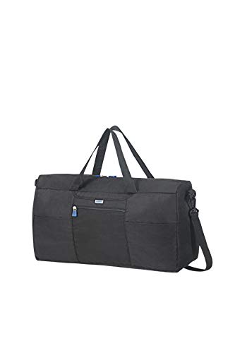 Samsonite Global Travel Accessories Foldable Borsone S, 55 Centimeters, Nero (Black)