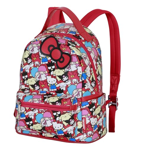 Sanrio Hello Kitty Friends-Zainetto Heady Piccolo, Multicolore, 22 X 25 Cm, Capacità 8 L