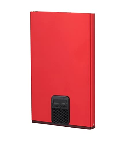 Samsonite Alu Fit Slg - Custodie Per Carte Unisex, Rot (Red), 10.2 Cm - 133888