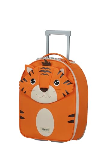 Samsonite Happy Sammies Eco - Bagaglio Per Bambini Upright Xs, 45 Cm, 23 L, Arancione (Tiger Toby)