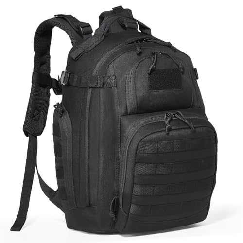 Vevor Borsa Da Viaggio Zaino 25 L Con Design Molle Imbottitura In Spugna, Borsa Viaggio Militare Zaino Borsa Per Attrezzatura Zaino Per Avventure All'