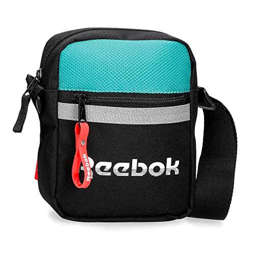 Borsa A Tracolla Reebok Andover Nera 17X21X7 Cm In Poliestere