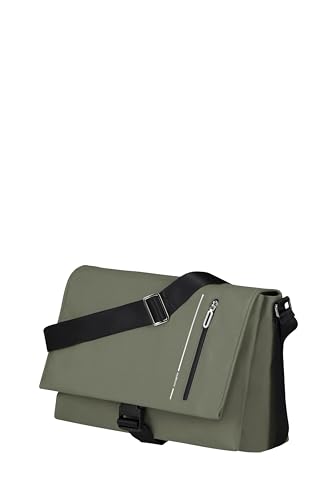 Samsonite Borsa Messenger Donna, Green (Olive Green), 13.3", 36 Cm, 11 L