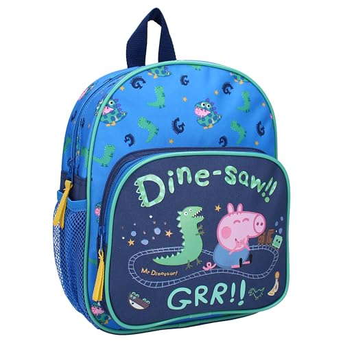 Zaino Peppa Pig Play With George, Blu, One Size, Classico