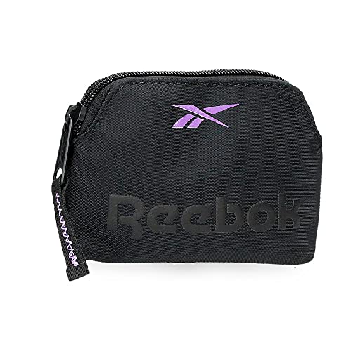 Portamonete Reebok Linden Nero 12X8X2 Cm Poliestere